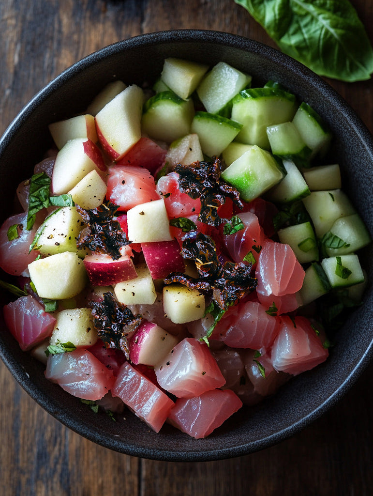 15-Minute Magic: Raw Tuna Ceviche with Maestro Kitchen Chile Crunch