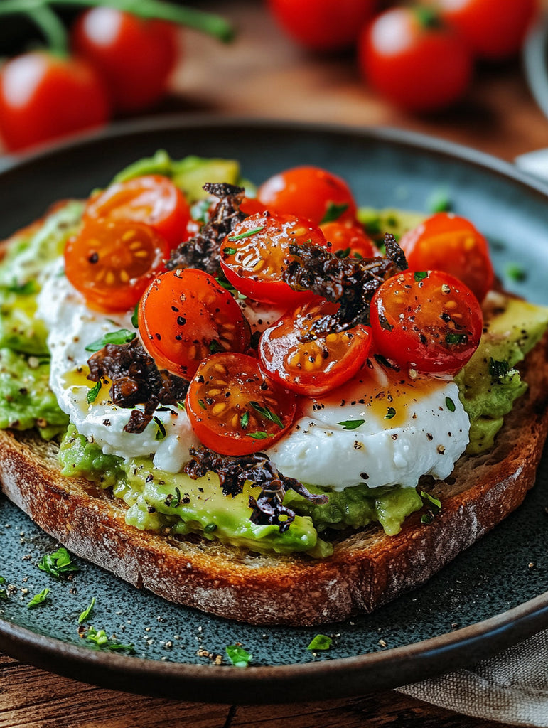 🥑🍳 Spicy Avocado Toast with Maestro Kitchen Chile Crunch (Egg Optional)