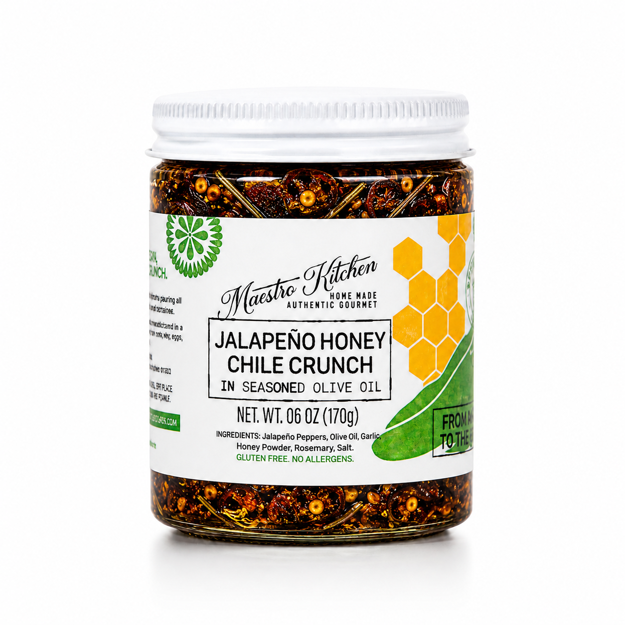 The 3 Pack Jalapeño-Honey Chile Crunch – Maestro Kitchen