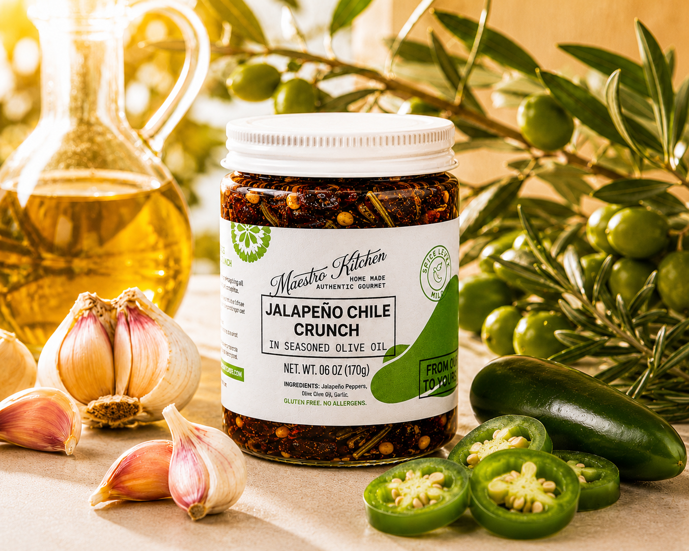 The 3 Pack Jalapeño Chile Crunch – Maestro Kitchen