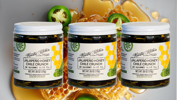 The 3 Pack Jalapeño-Honey Chile Crunch – Maestro Kitchen